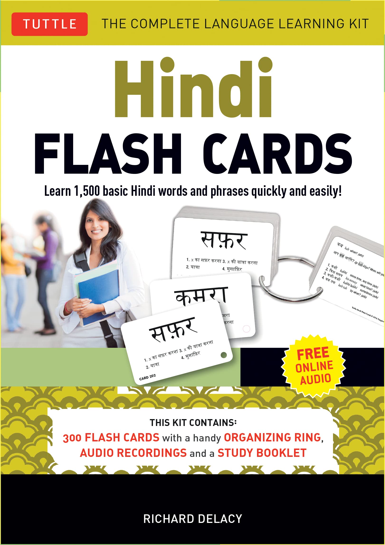 Hindi Flash Cards Kit: Learn 1,500 basic Hindi words and phrases quickly and easily!: Learn 1,500 basic Hindi words and phrases quickly and easily! (Online Audio Included) Computer Science