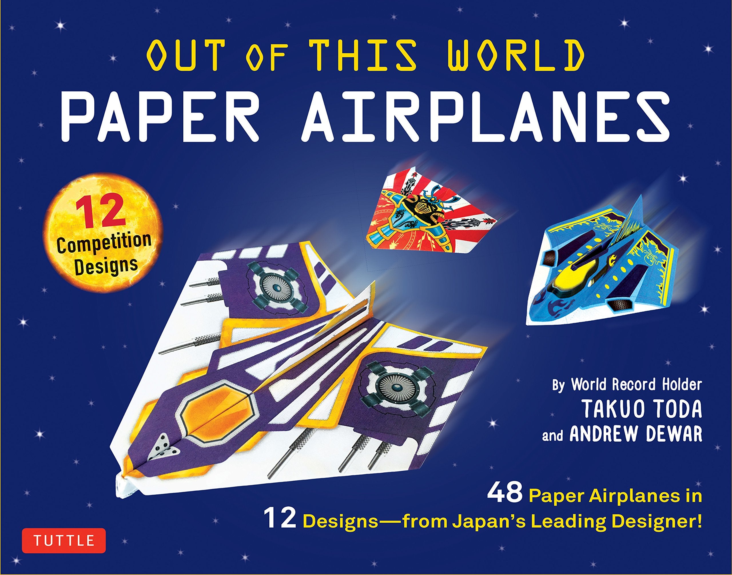 Out of This World Paper Airplanes Kit: 48 Paper Airplanes in 12 Designs from Japan's Leading Designer Hobbies & Crafts
