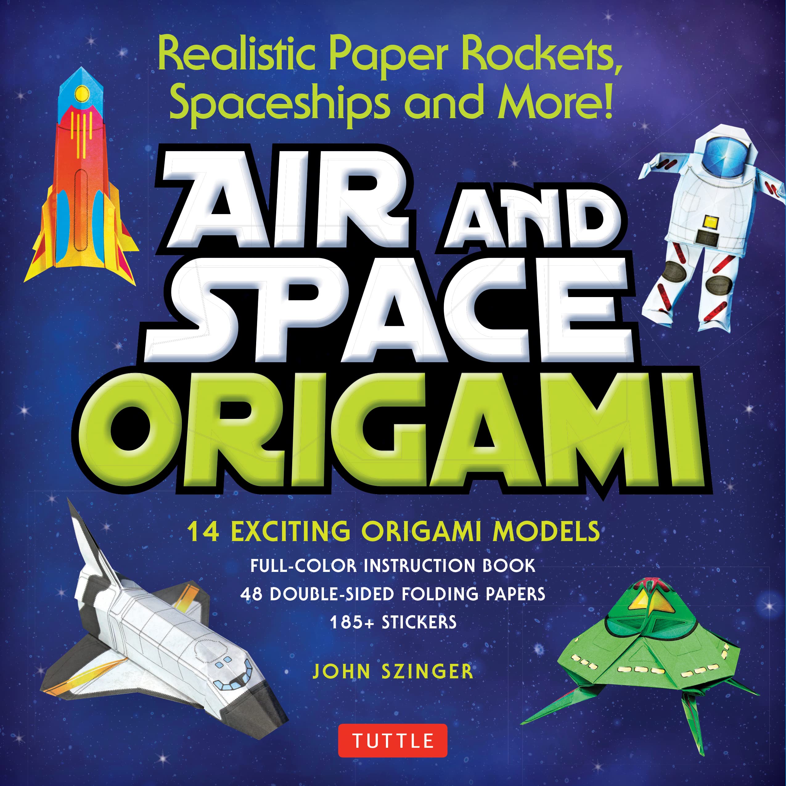 Air and Space Origami Kit: Paper Rockets, Airplanes, Spaceships and More! Hobbies & Crafts