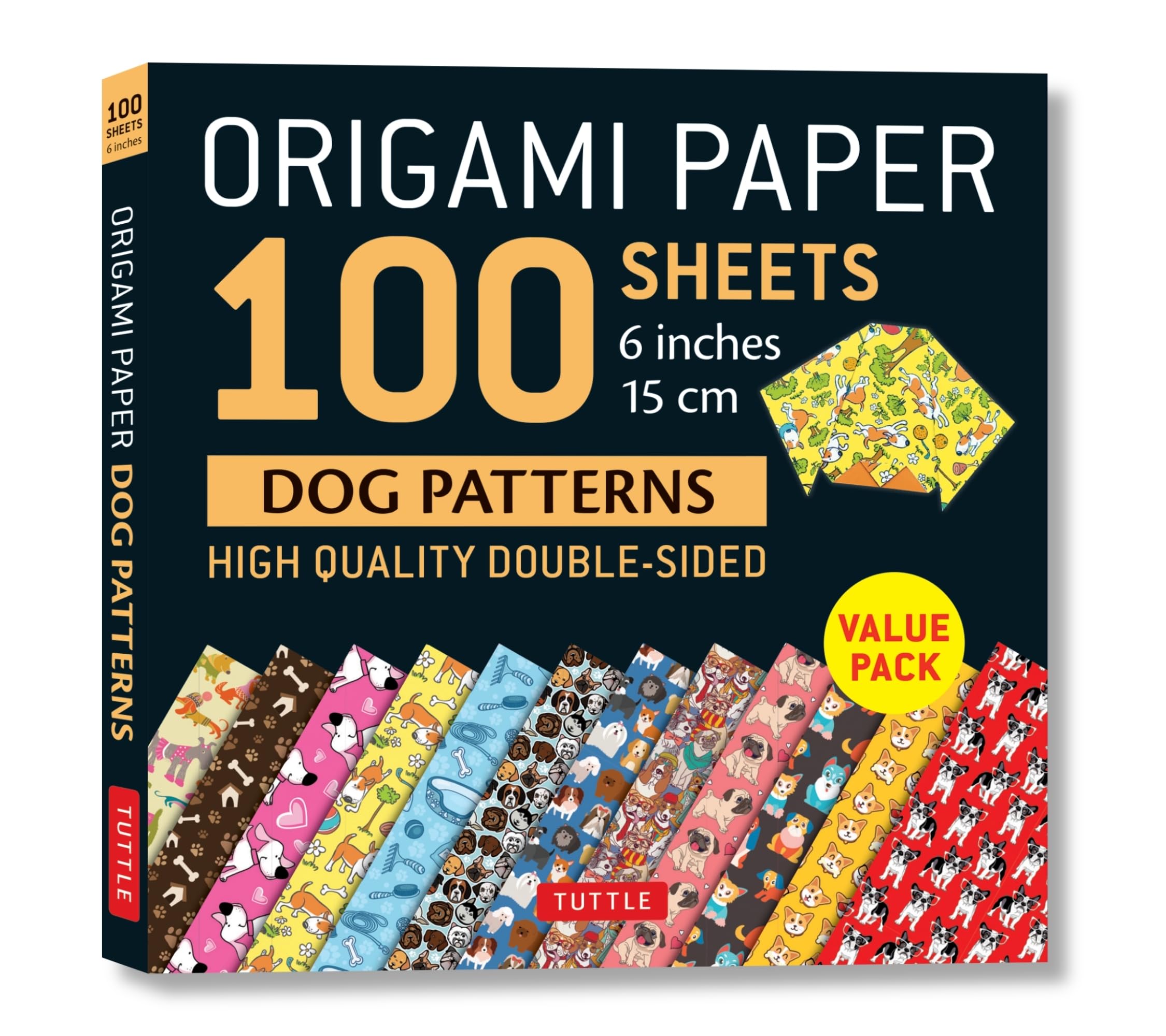 Origami Paper 100 Sheets Dog Patterns 6" (15 CM): Tuttle Origami Paper: High-Quality Double-Sided Origami Sheets Printed with 12 Different Patterns: ... Instructions for 6 Projects Included Mathematics