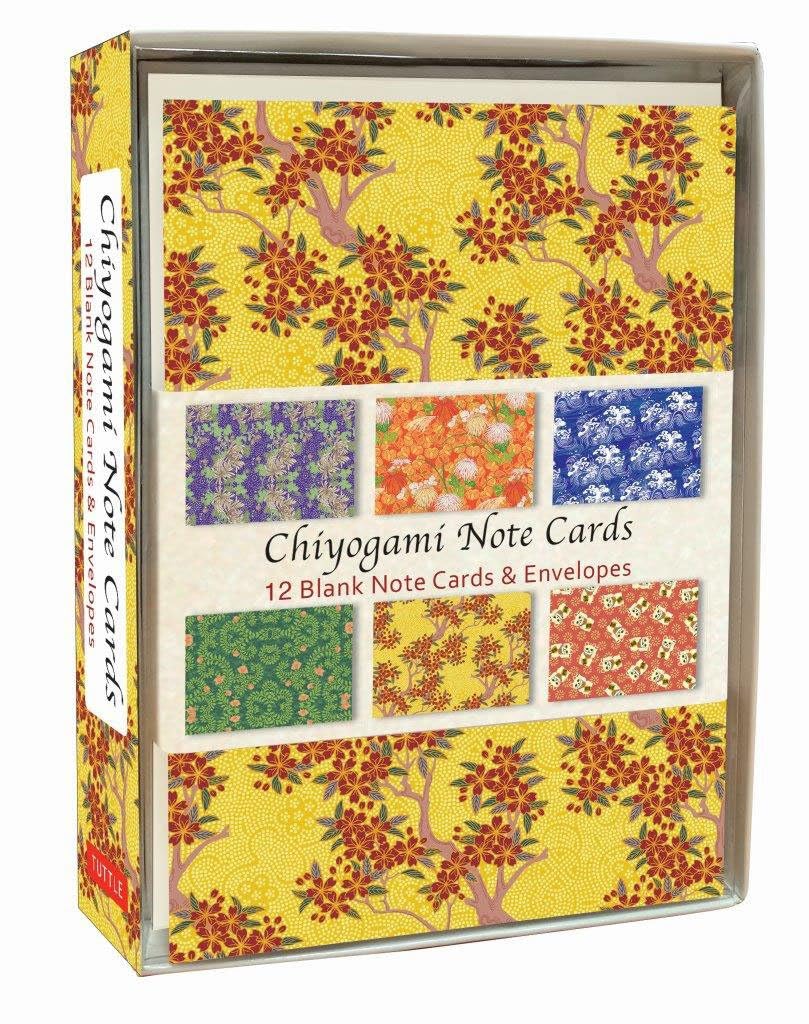 Chiyogami Note Cards: 12 Blank Note Cards & Envelopes (4 X 6 Inch Cards in a Box) Film, Art & Culture