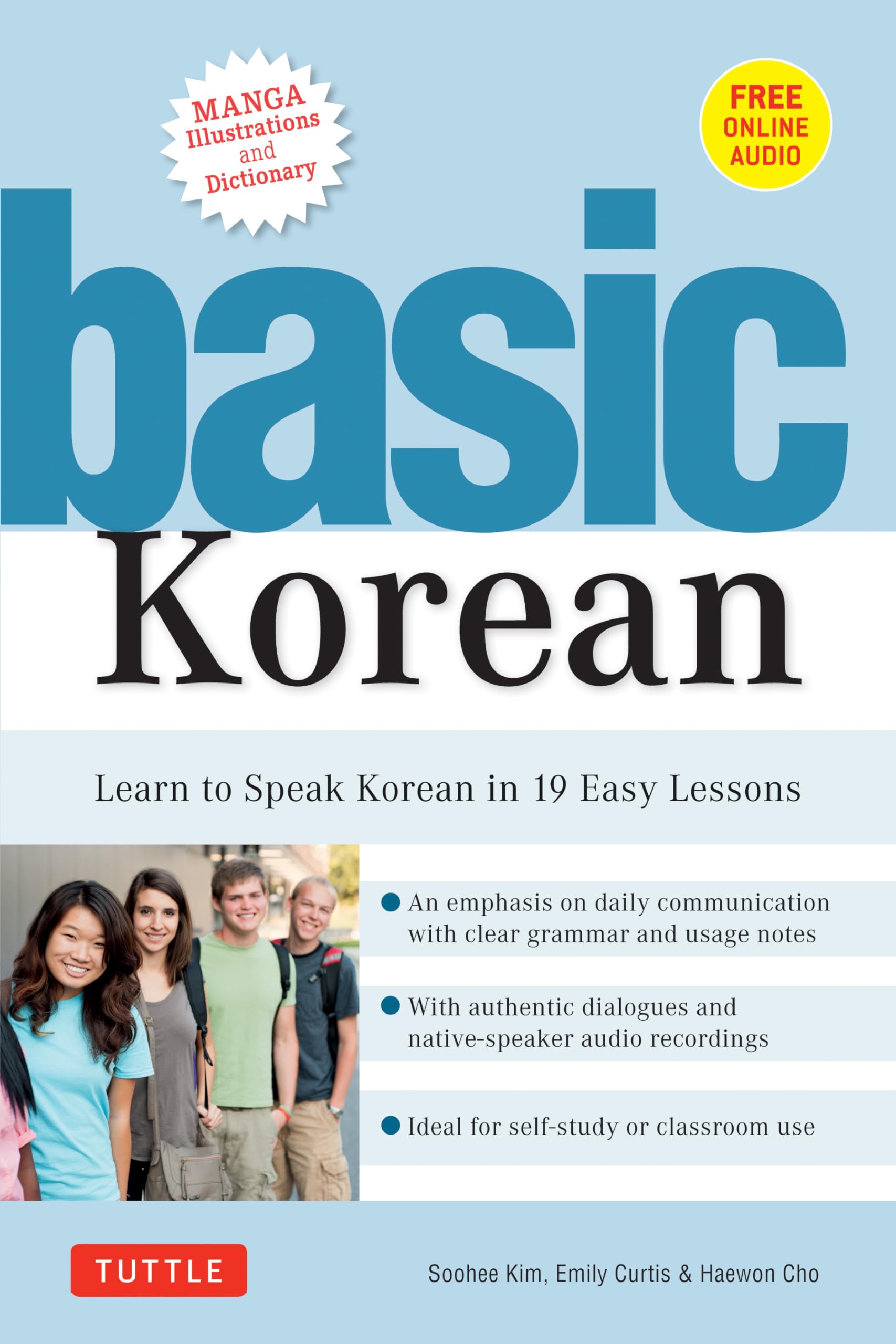 Basic Korean: Learn to Speak Korean in 19 Easy Lessons Companion: Free Online Audio, Manga Illustrations and Dictionary Foreign Languages ​​& Dictionaries