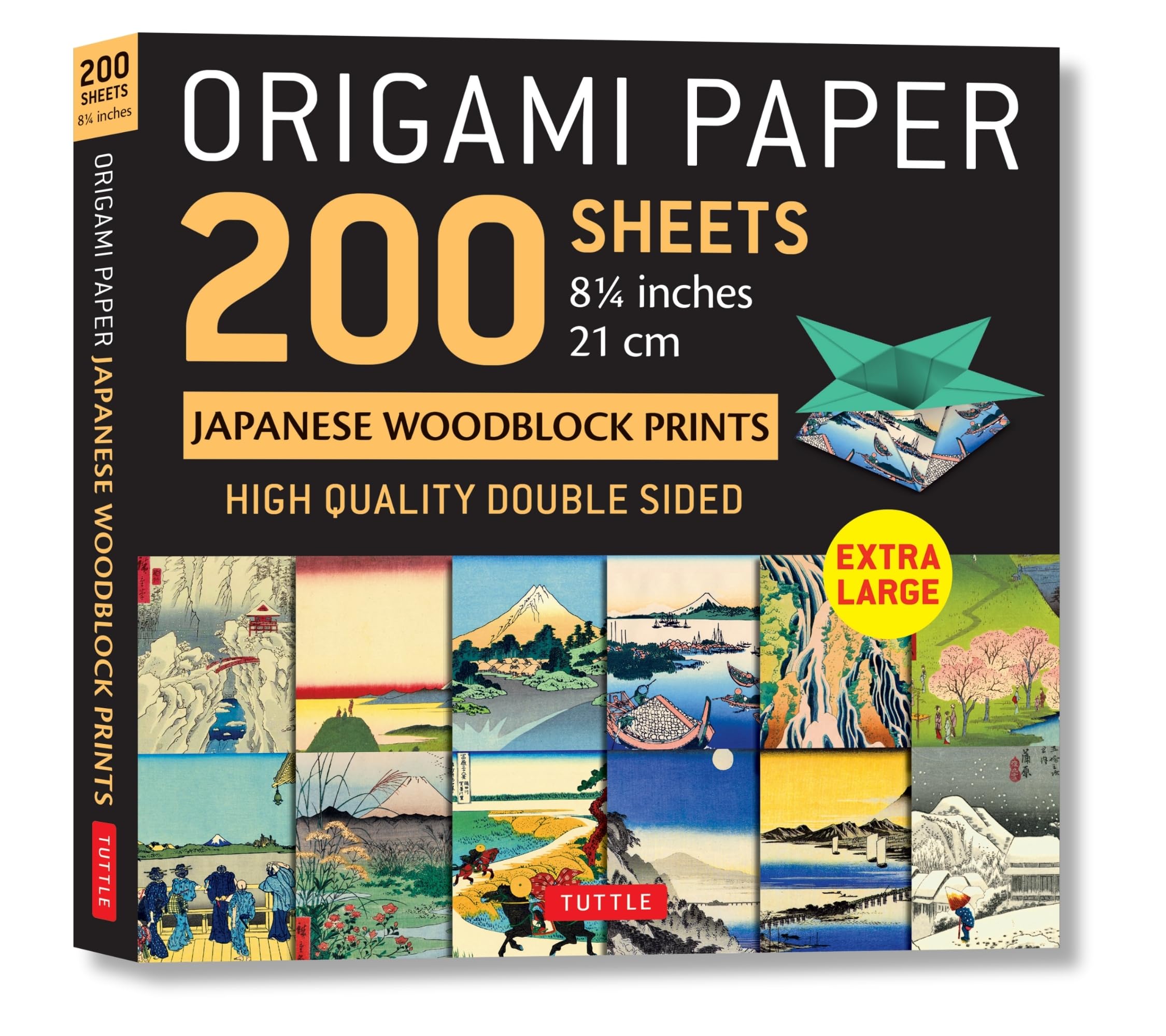 Origami Paper 200 Sheets Japanese Woodblock Prints: Extra Large Tuttle Origami Paper: High-quality Double Sided Origami Sheets Printed With 12 Different Prints (Instructions for 6 Projects Included) Film, Art & Culture