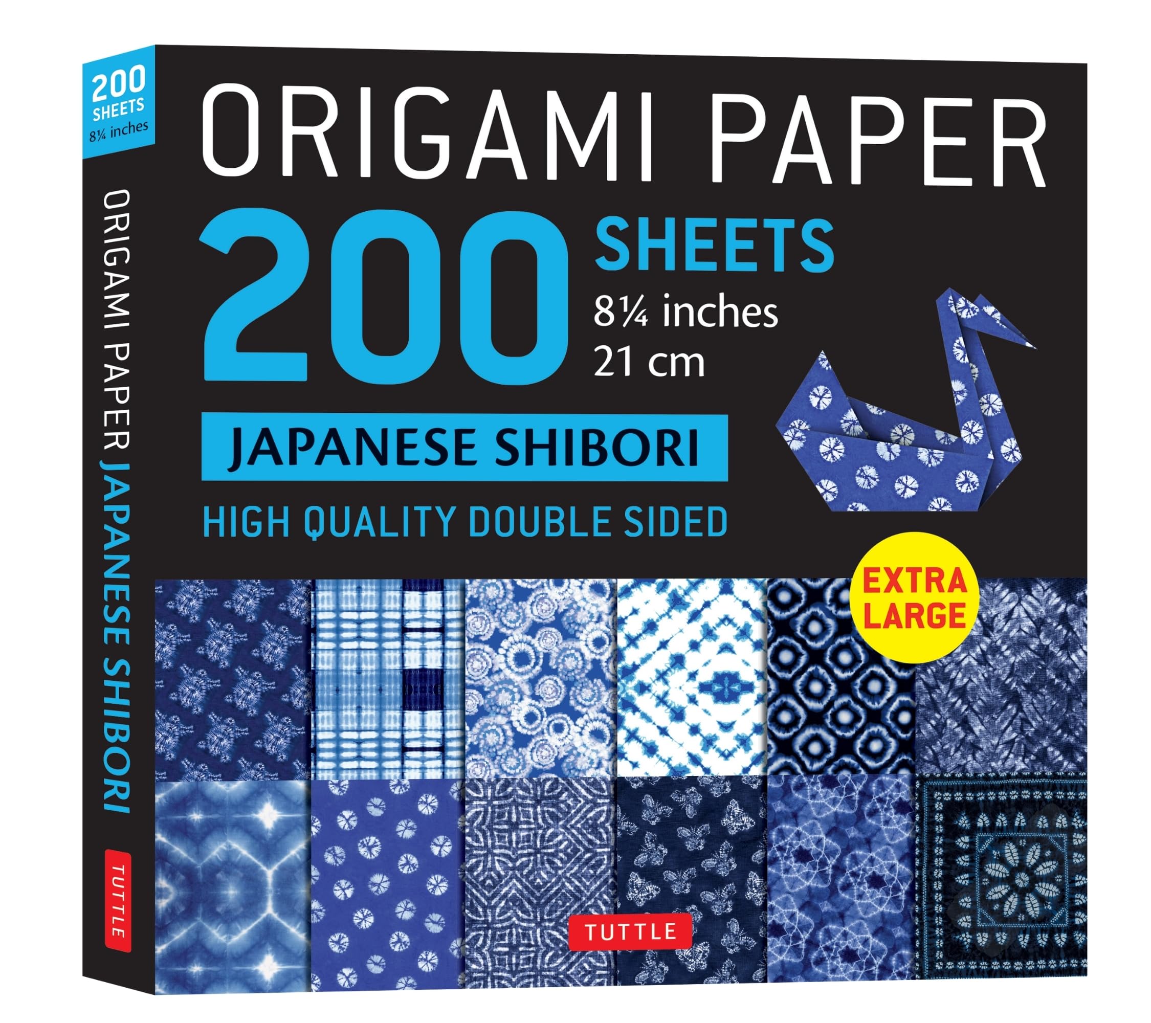 Origami Paper 200 Sheets Japanese Shibori: Extra Large High Quality Double-Sided: Extra Large Tuttle Origami Paper: High-Quality Double Sided Origami ... (Instructions for 6 Projects Included) Film, Art & Culture