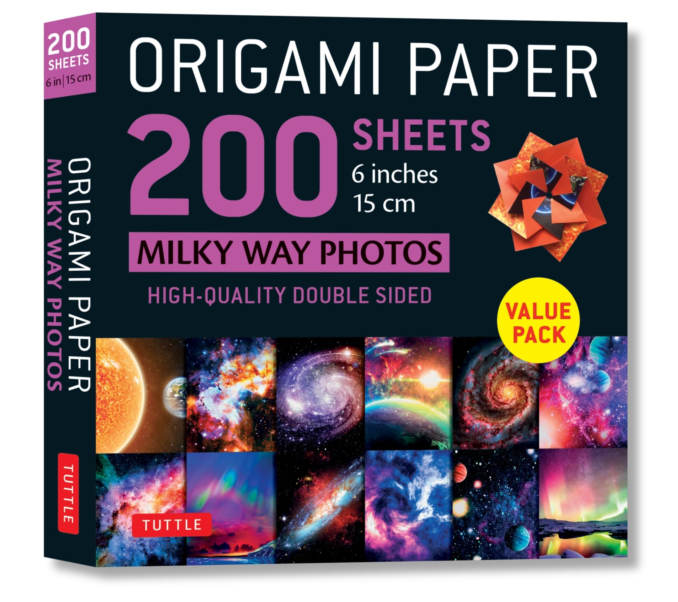 Origami Paper 200 Sheets Milky Way Photos: Tuttle Origami Paper: High-quality Double Sided Origami Sheets Printed With 12 Different Photographs - Includes Instructions for 6 Projects Film, Art & Culture