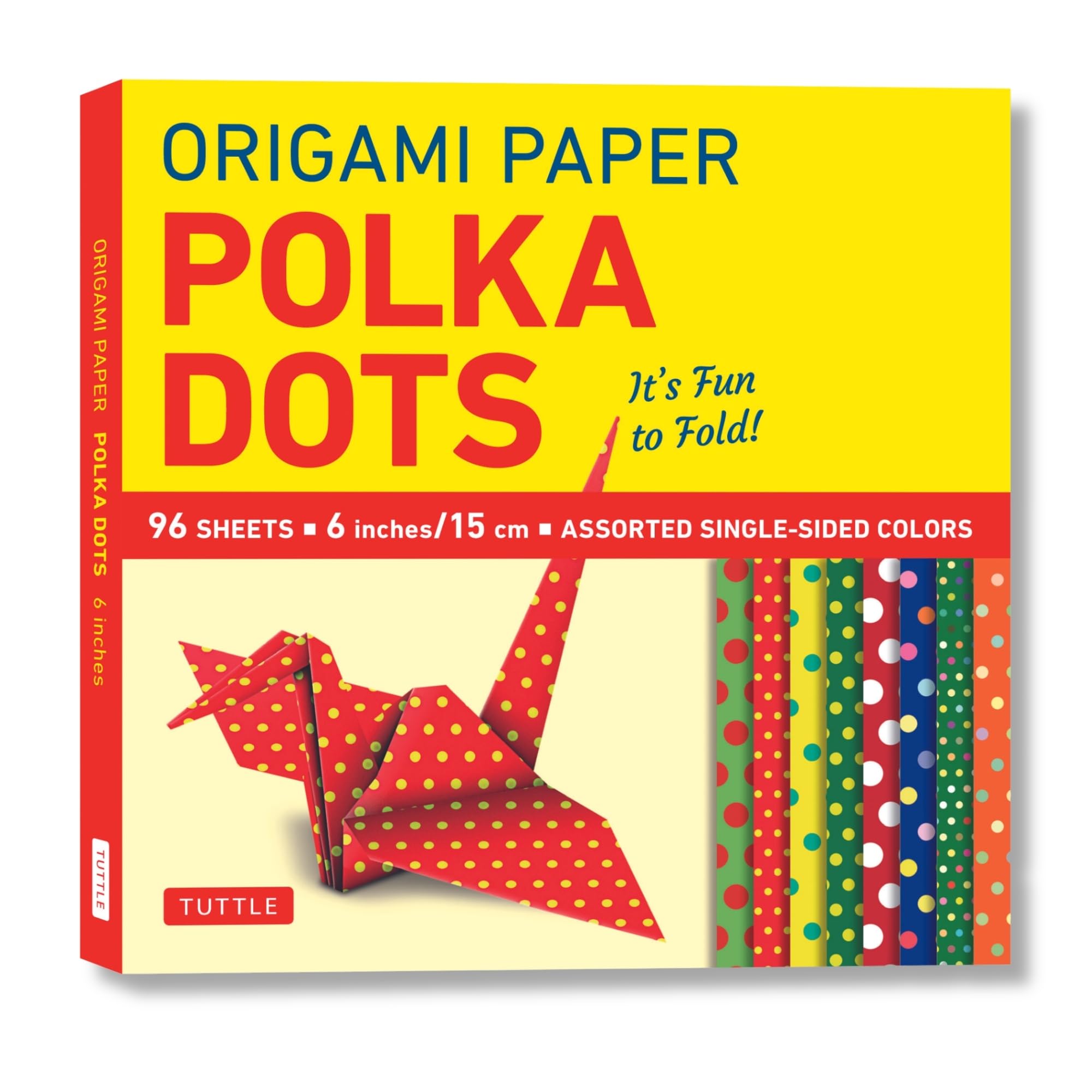 Origami Paper 96 Sheets - Polka Dots 6 Inch 15 Cm: Tuttle Origami Paper: Origami Sheets Printed With 8 Different Patterns: Instructions for 6 Projects Included (Tuttle Specials) Film, Art & Culture