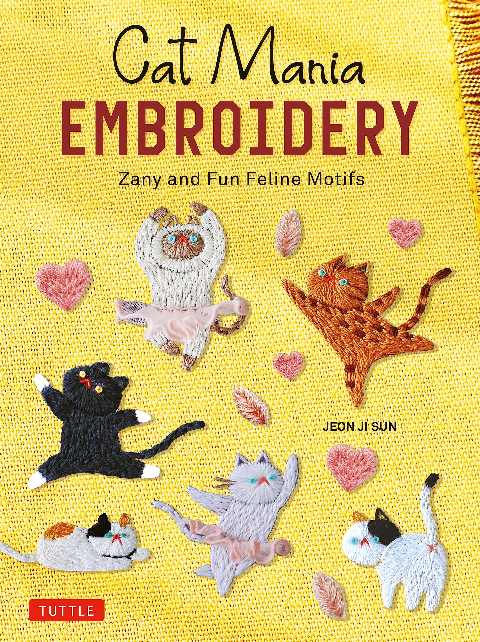 Cat Mania Embroidery: Zany and Fun Feline Motifs Film, Art & Culture