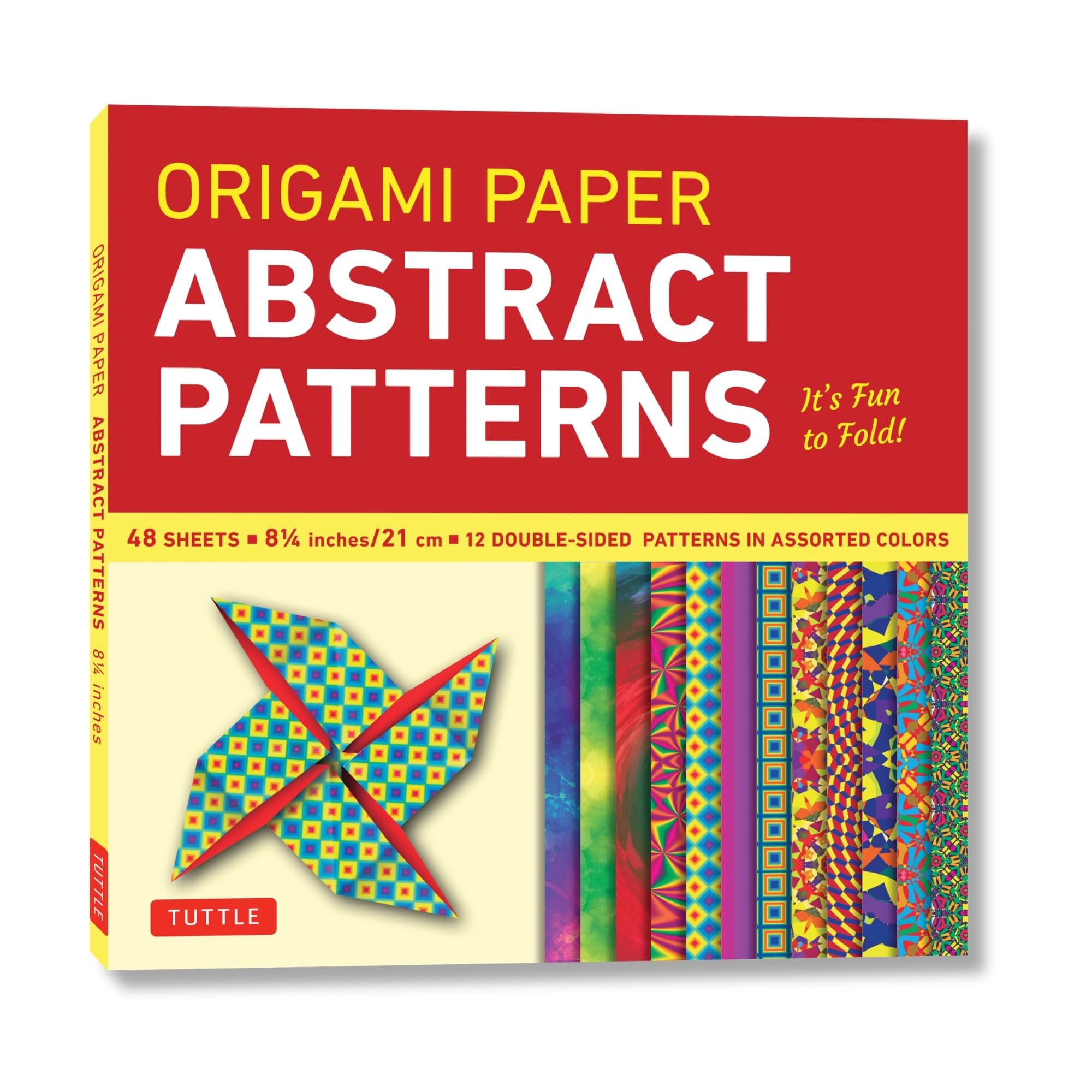 Origami Paper - Abstract Patterns: Tuttle Origami Paper: Large Origami Sheets Printed with 12 Different Designs: Instructions for 6 Projects Included (Tuttle Specials) Film, Art & Culture