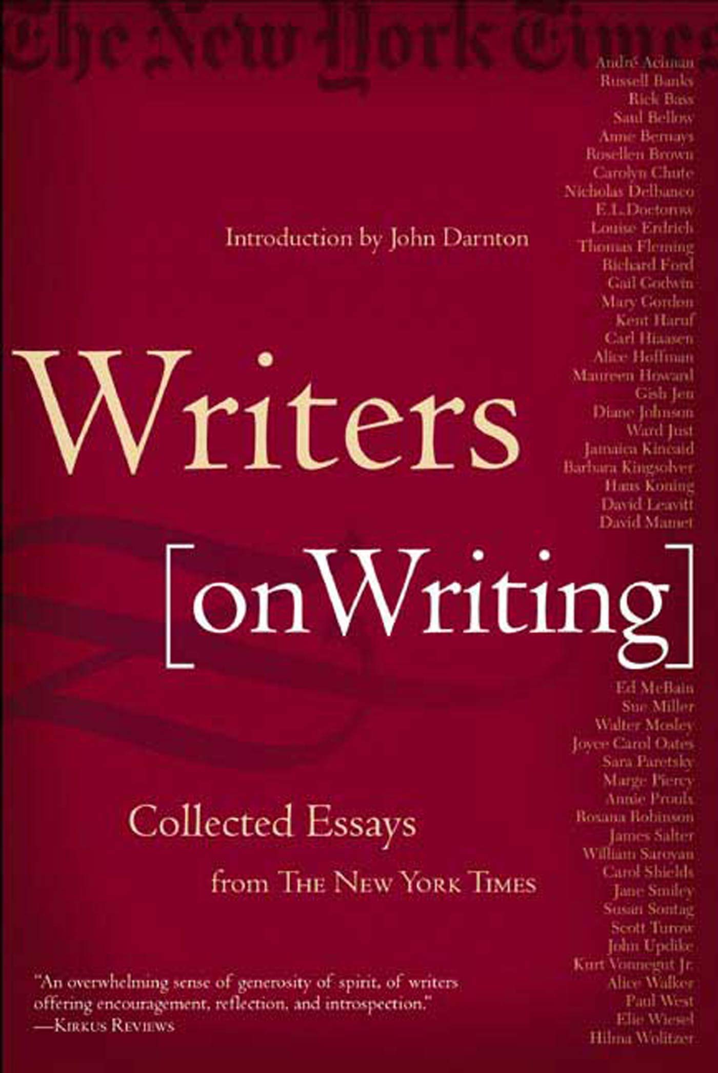 Writers on Writing: Collected Essays from the New York Times Essays & Short Stories