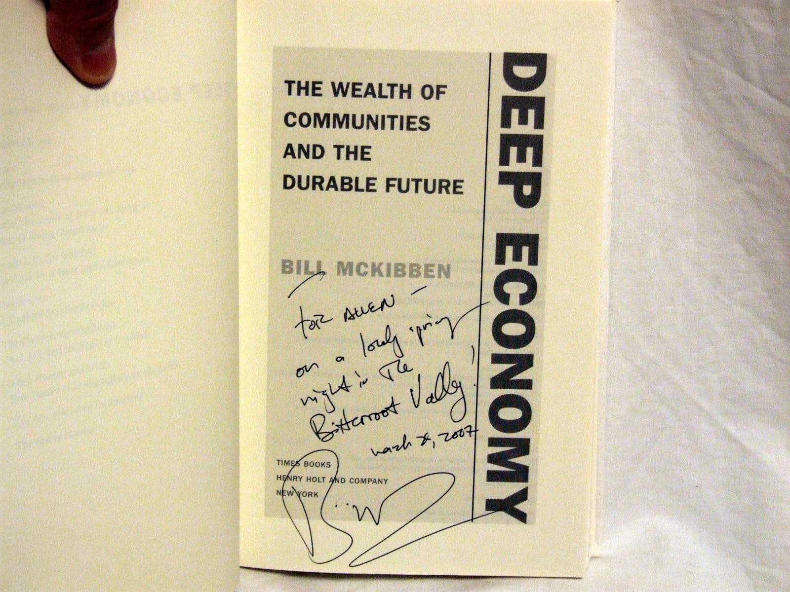 Deep Economy: The Wealth of Communities and the Durable Future book