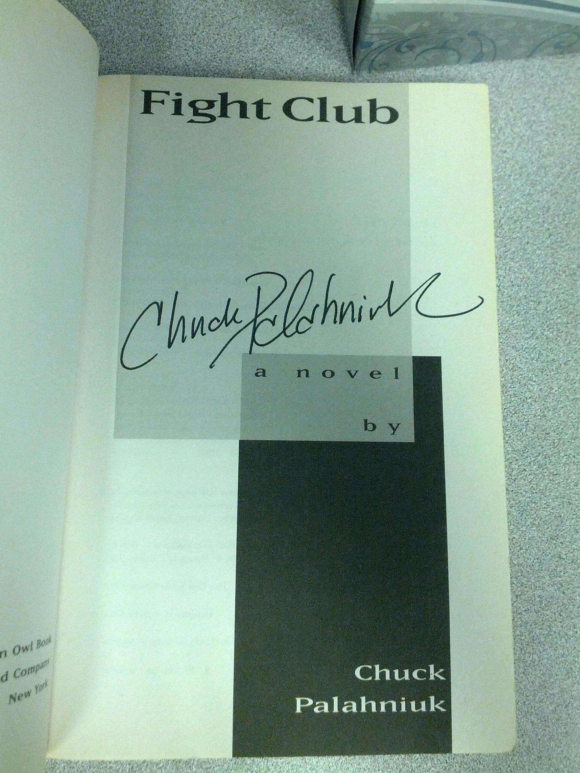Fight Club Contemporary literature