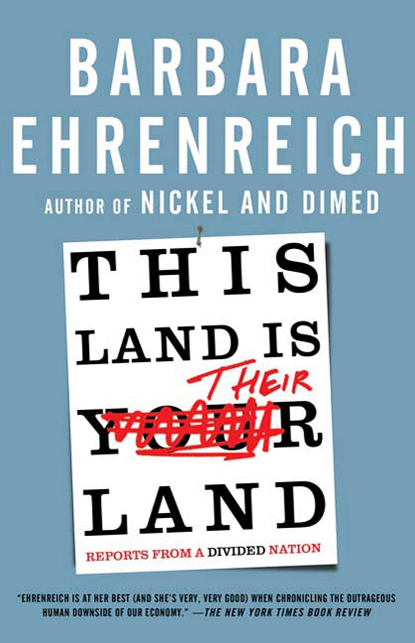 This Land Is Their Land: Reports from a Divided Nation Law