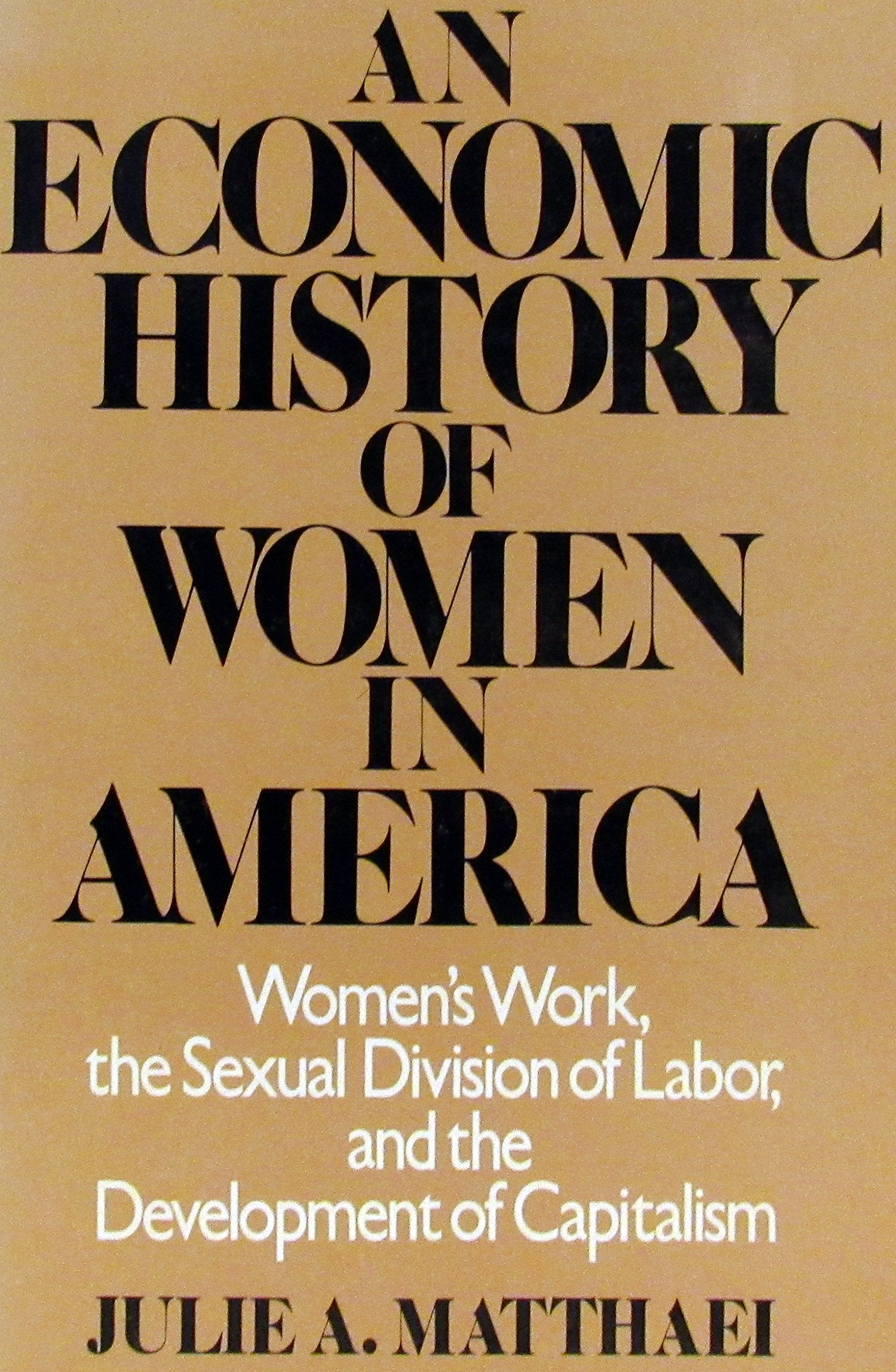 An Economic History of Women in America: Women's Work, the Sexual Division of Labor, and the Development of Capitalism Books