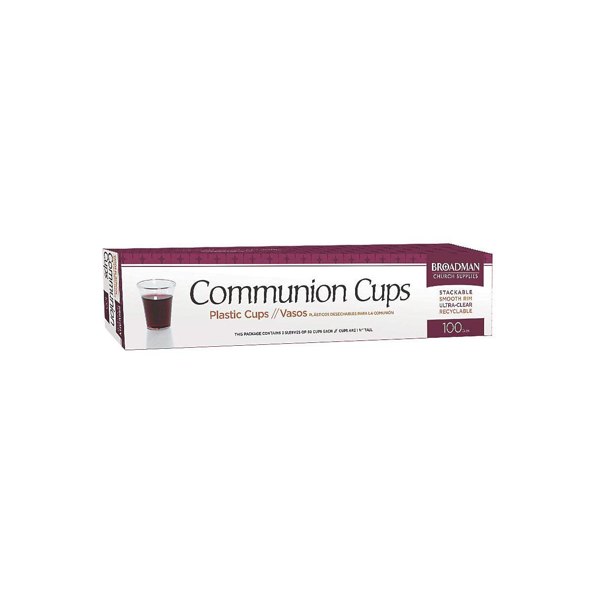 Plastic Communion Cups- Box of 100 Leisure, Home & Garden