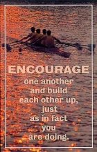 Encourage, Rowing Package of 25 Postcards Books