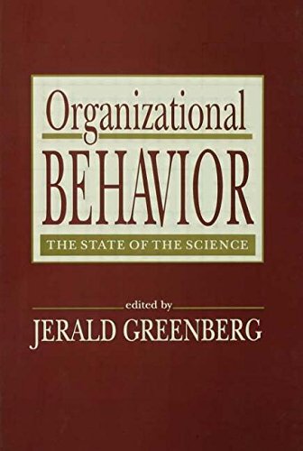 Organizational Behavior: The State of the Science (Series in Applied Psychology) Natural Sciences