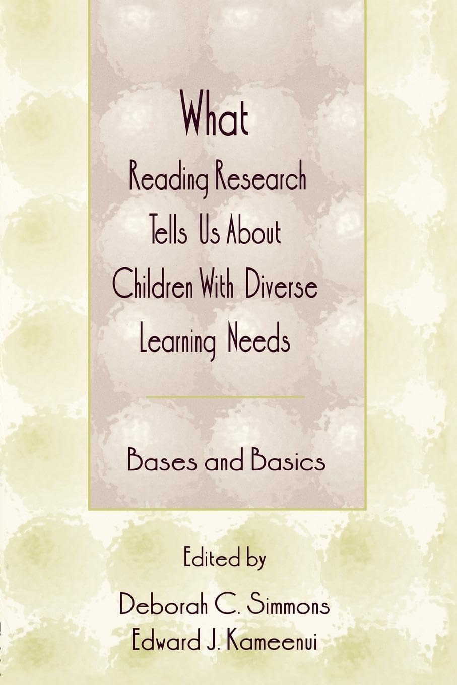 What Reading Research Tells Us About Children With Diverse Learning Needs Education & Training