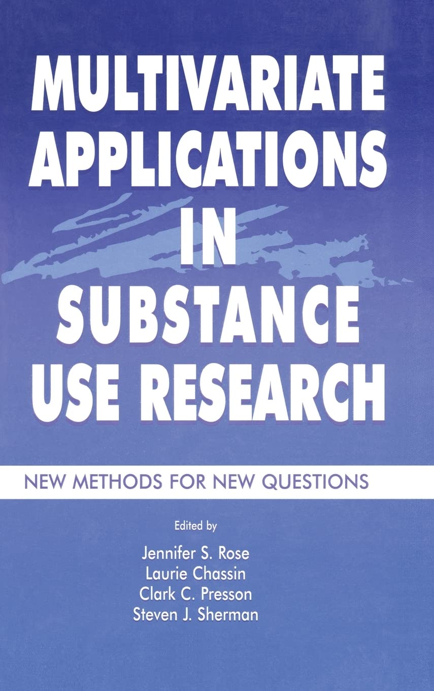 Product Image: Multivariate Applications in Substance Use Research