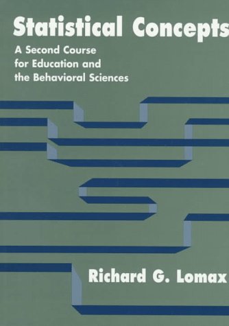 Product Image: Statistical Concepts: A Second Course for Education and the Behavioral Sciences
