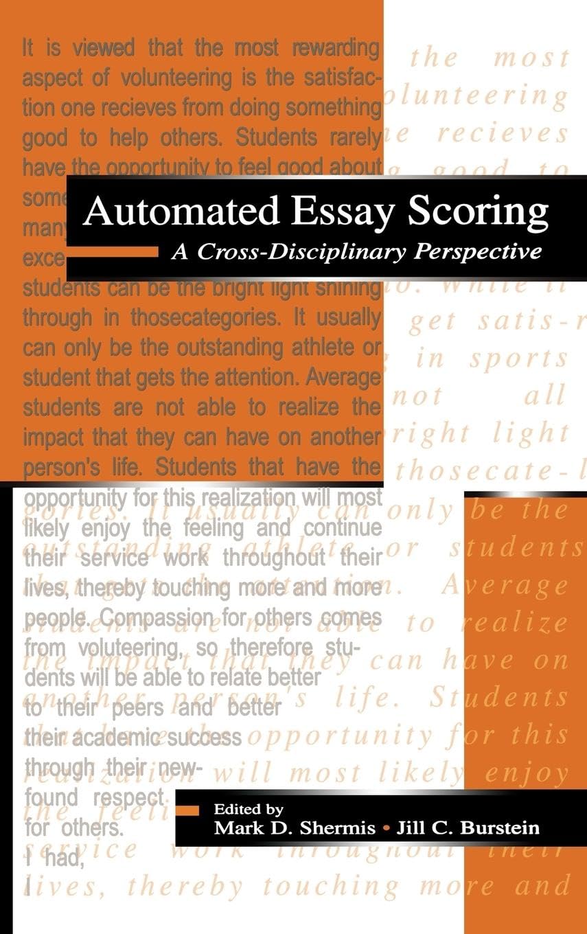 Automated Essay Scoring Computer Science