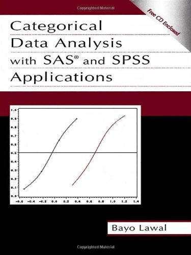 Categorical Data Analysis With Sas and Spss Applications Medicine