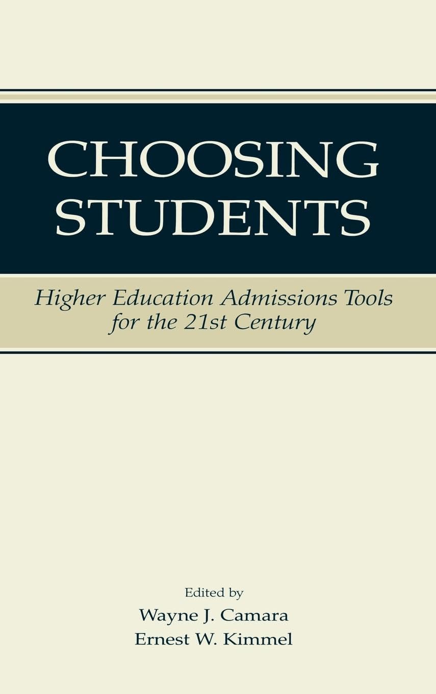 Choosing Students Education & Training