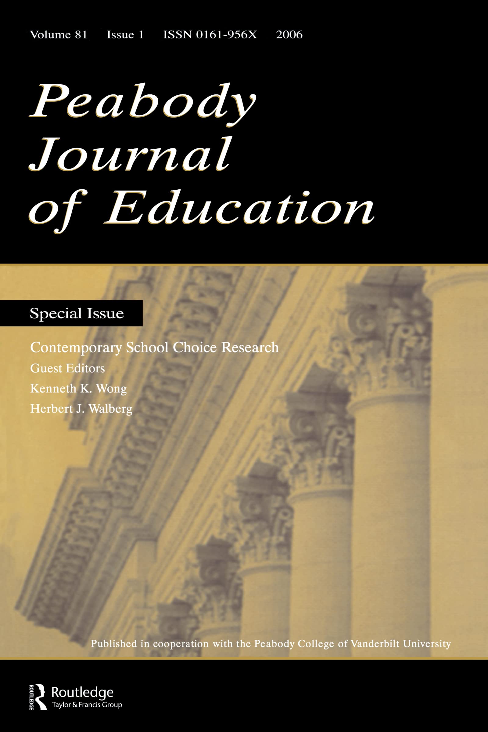 Contemporary School Choice Research Pje V81#1 Education & Training