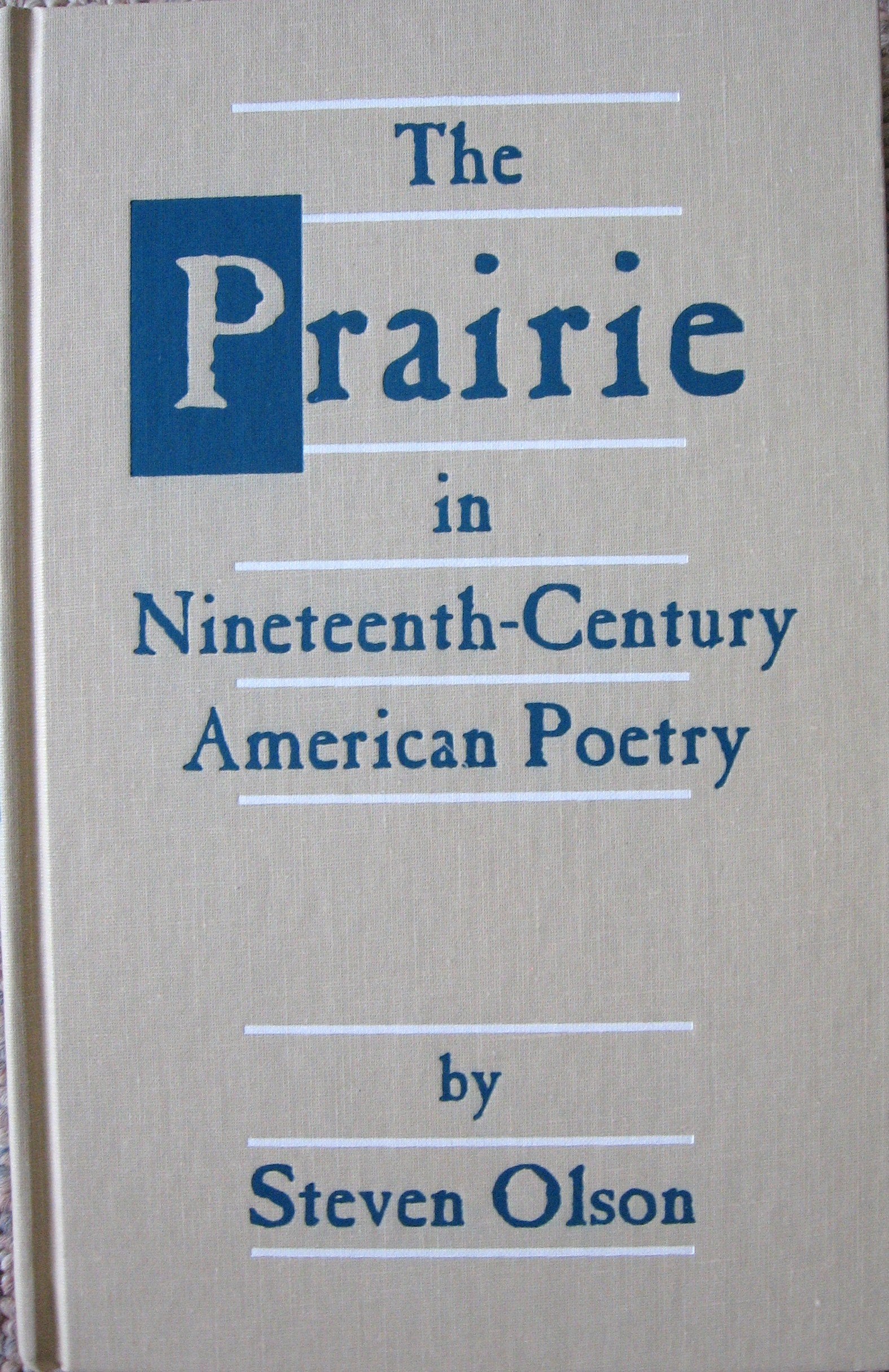 The Prairie in Nineteenth-century American Poetry Contemporary literature