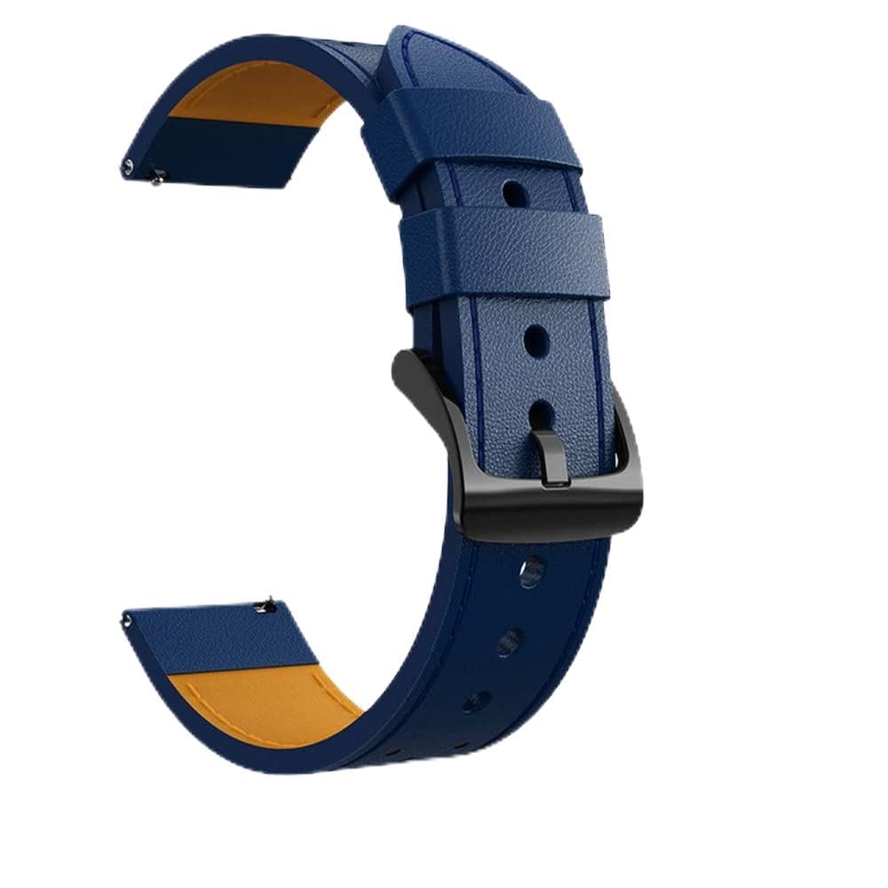 RVHAOODI Ledergurt für Venu 2 vivoaktive 3 4 Vorläufer 245m Ersatz Wachgurt Armband Uhrenbandzubehör 20mm 22 mm book
