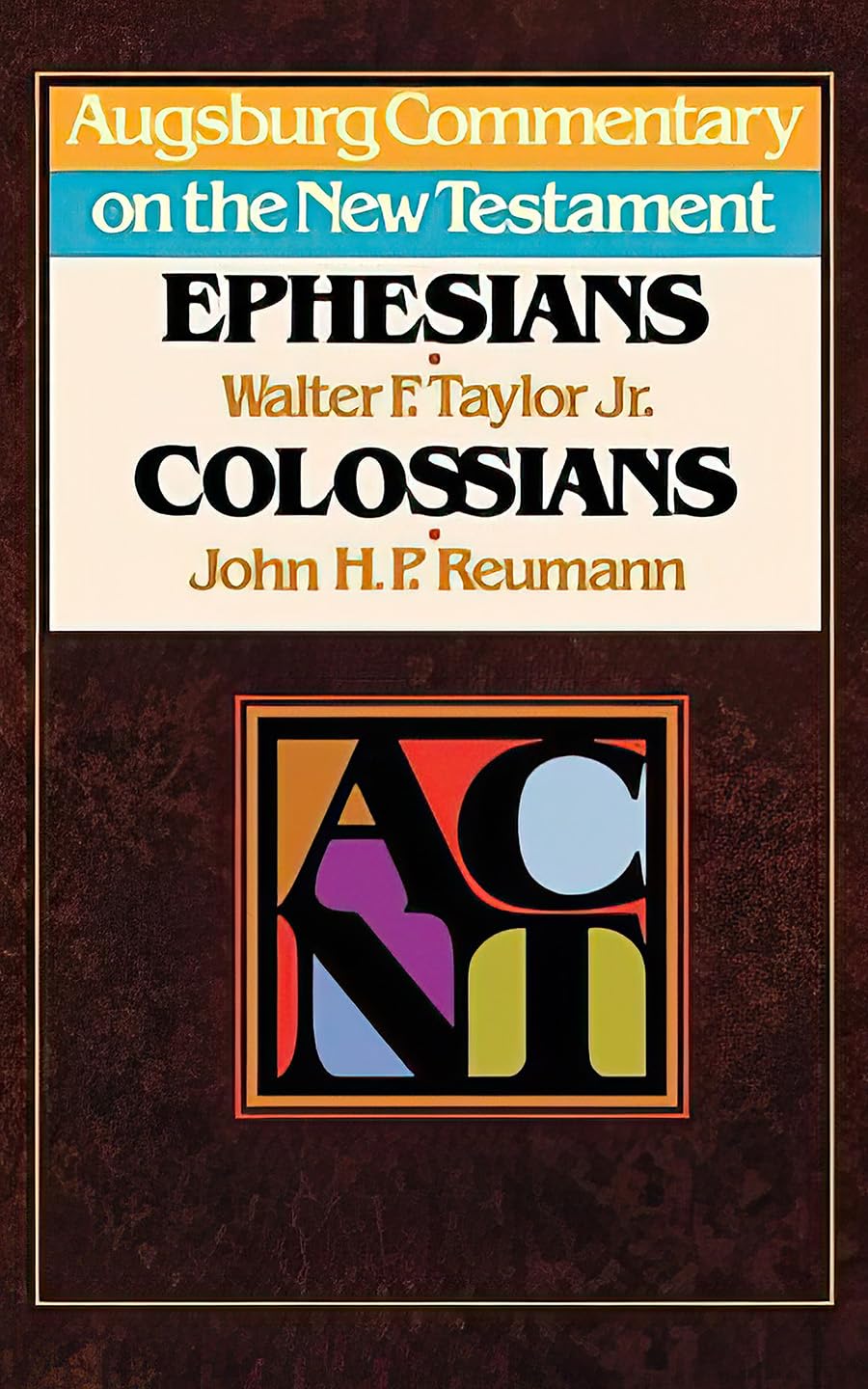 Acnt - Ephesians, Colossians Social Sciences Books