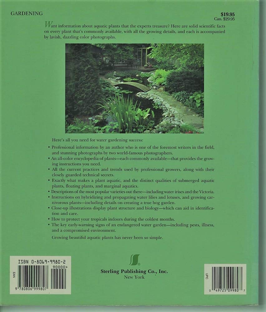 Plants for Water Gardens: The Complete Guide to Aquatic Plants Garden & Plants