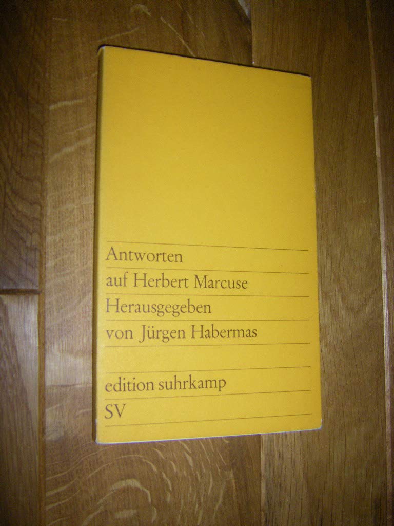 Jürgen Habermas: Antworten auf Herbert Marcuse Books