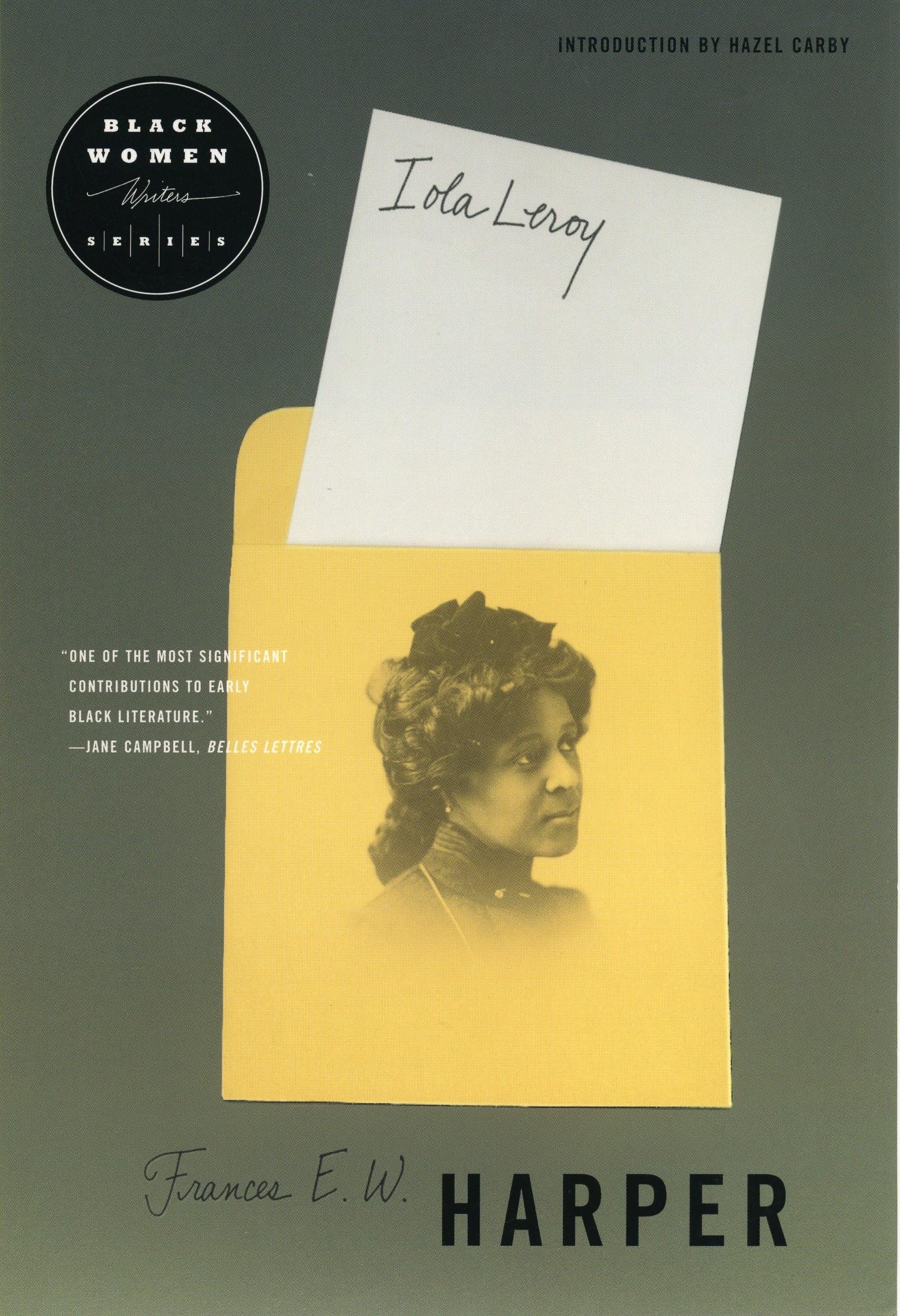 Iola Leroy (Black Women Writers Series) Social Sciences