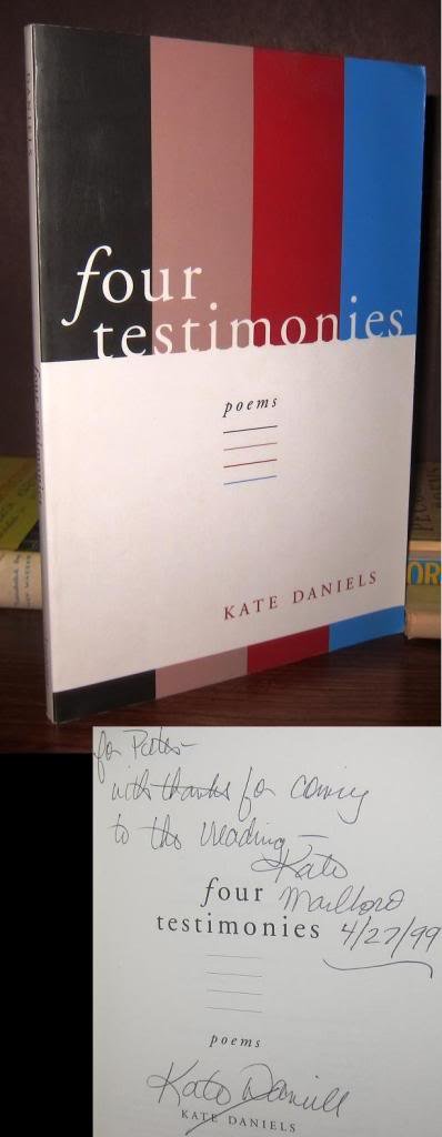 Four Testimonies: Poems (Southern Messenger Poets S.) Poetry