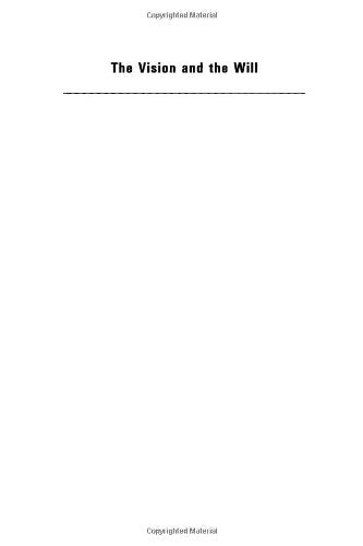 The Vision And The Will: A History Of The National Association Of Temple Educators, 1954-2004 book