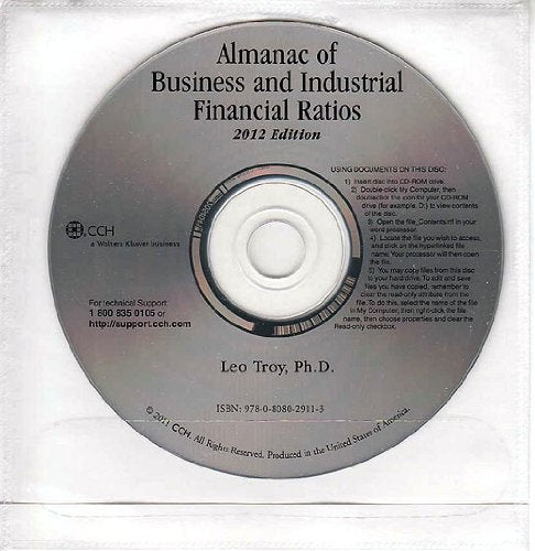 Almanac of Business and Industrial Financial Ratios Business, Finance & Career