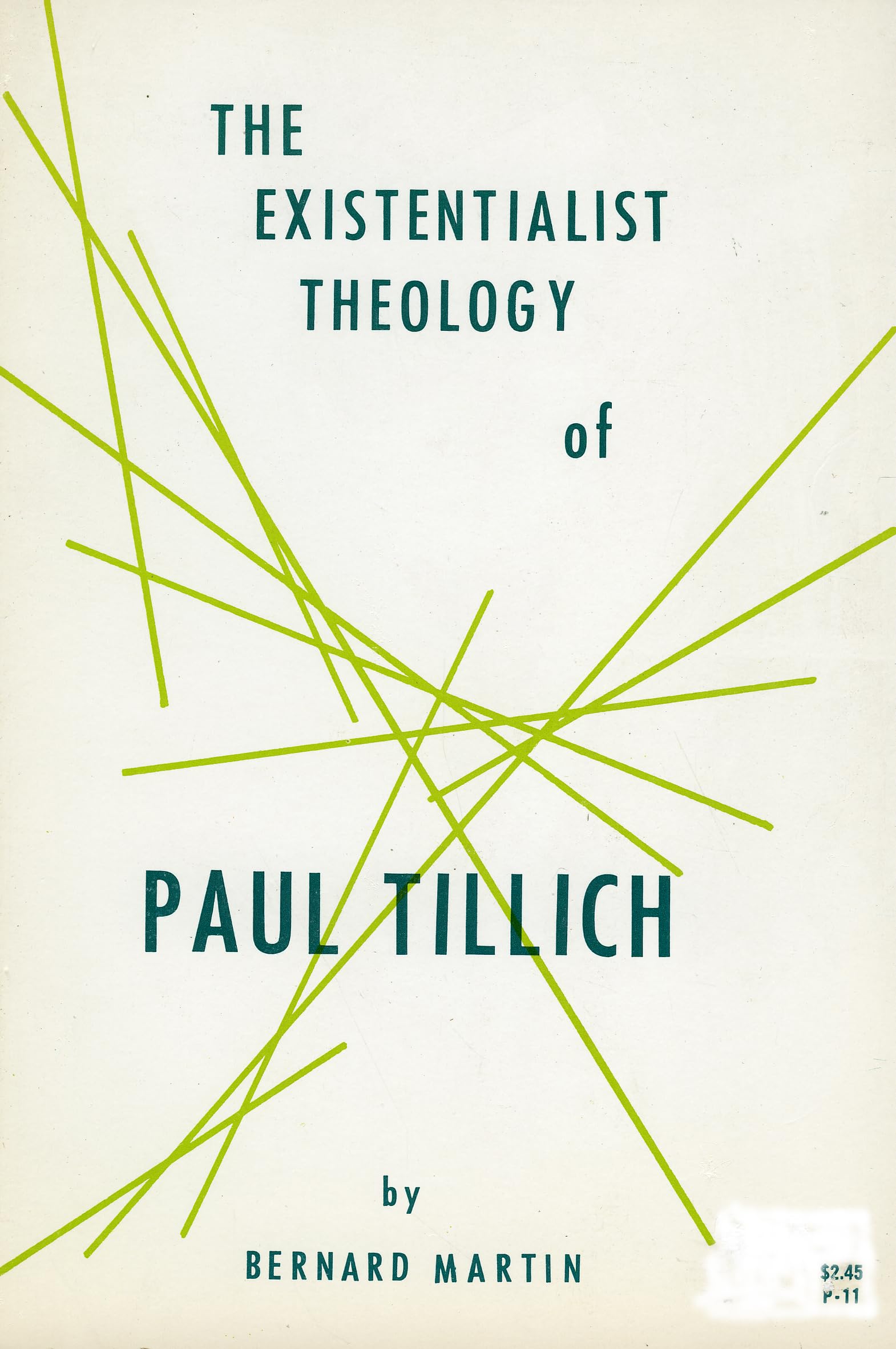 The Existential Philosophy of Paull Tillich Philosophy