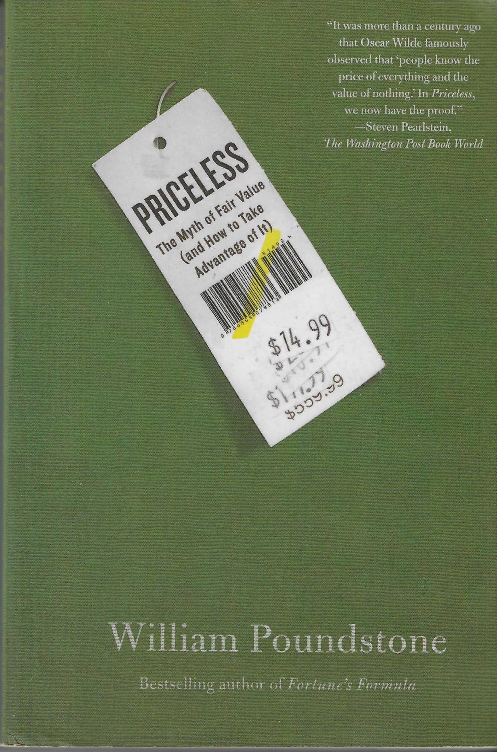 Priceless: The Myth of Fair Value (And How to Take Advantage of It) Business, Finance & Career