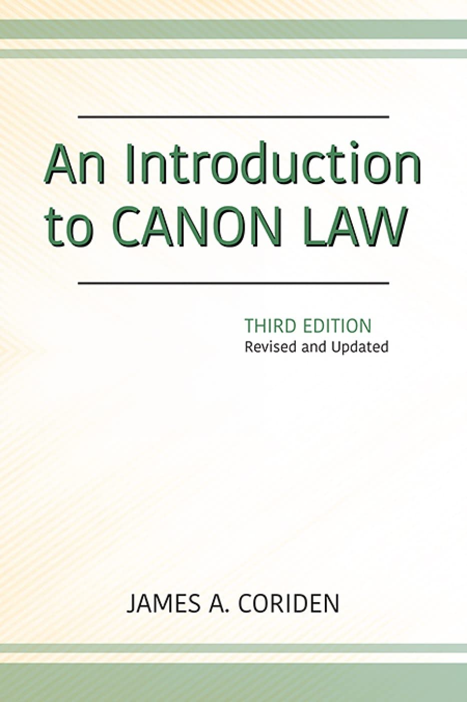An Introduction to Canon Law book