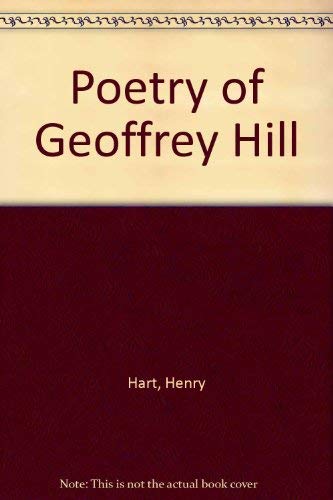 Poetry of Geoffrey Hill Poetry