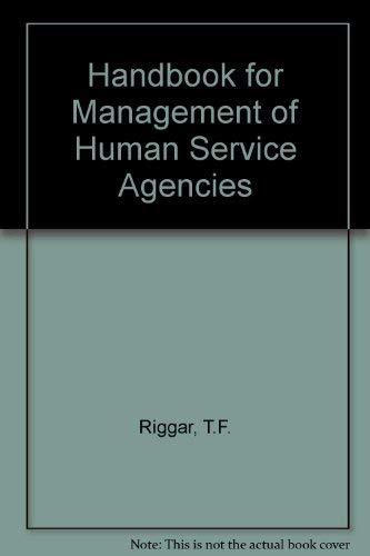 Handbook for Management of Human Service Agencies Social Sciences