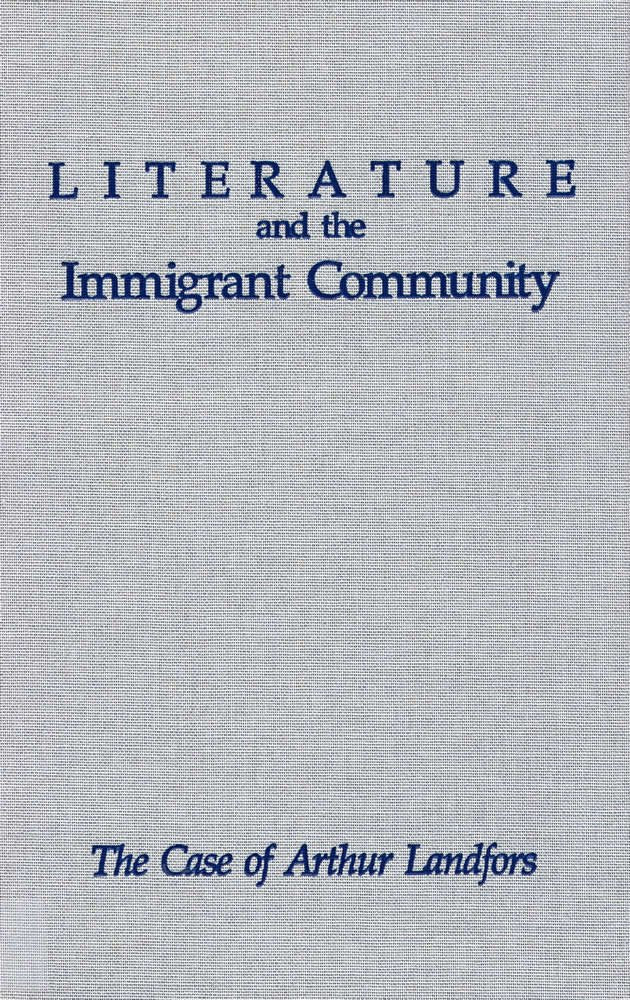 Literature and the Immigrant Community: The Case of Arthur Landfors Books