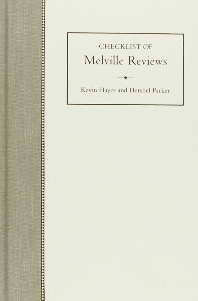 Checklist of Melville Reviews Contemporary literature