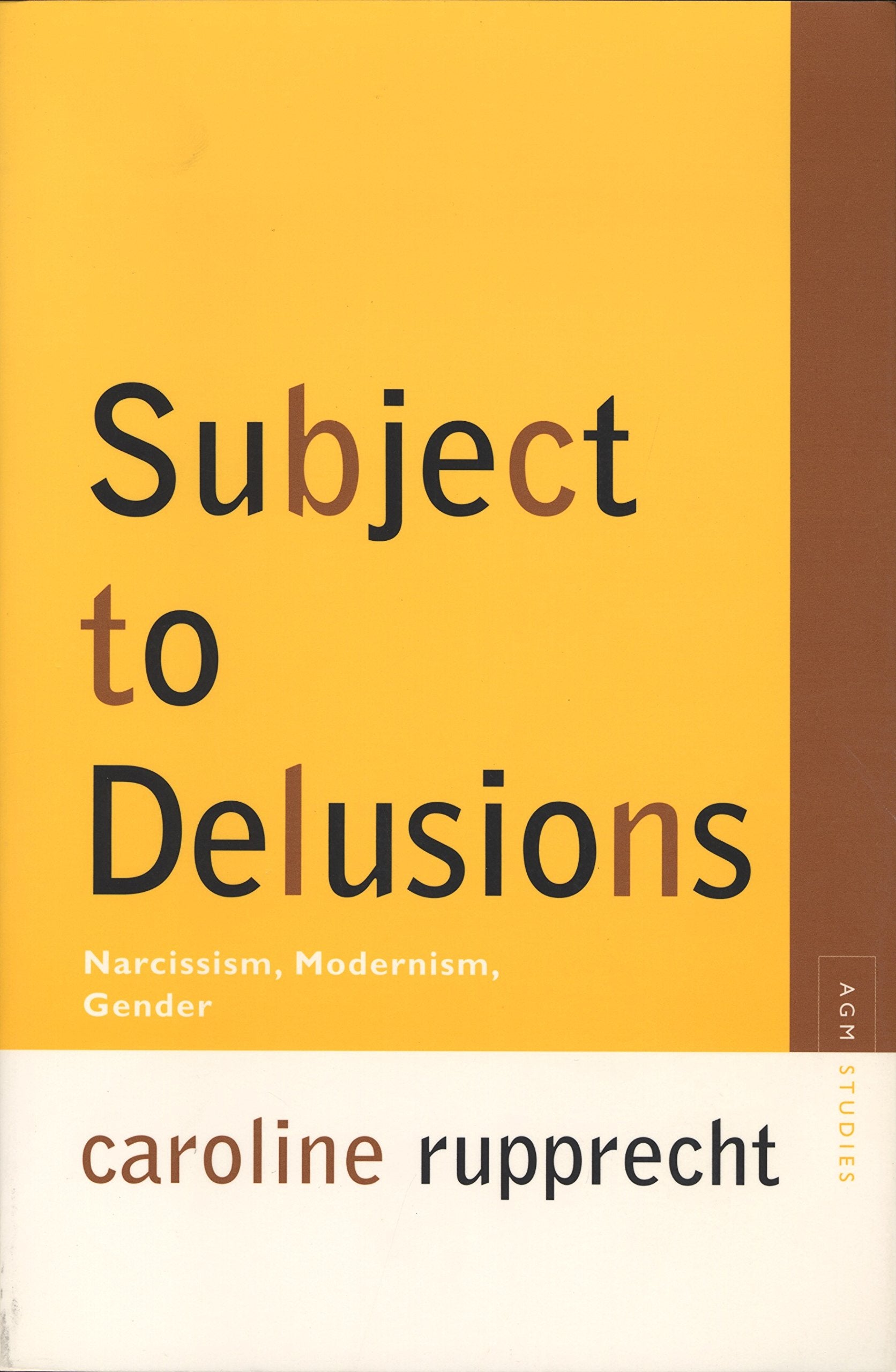 Subject to Delusions: Narcissism, Modernism, Gender Social Sciences