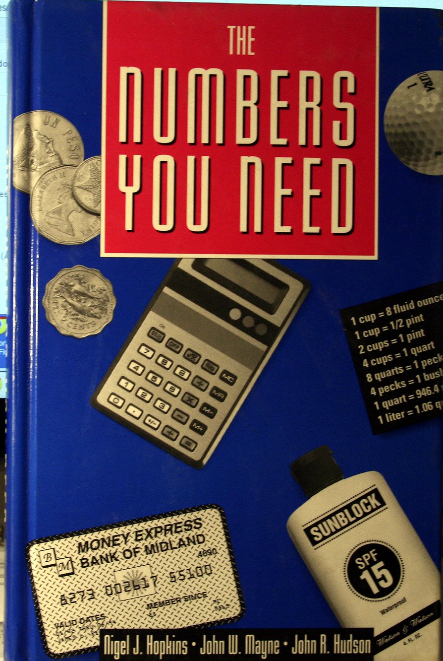 The Numbers You Need Mathematics Books