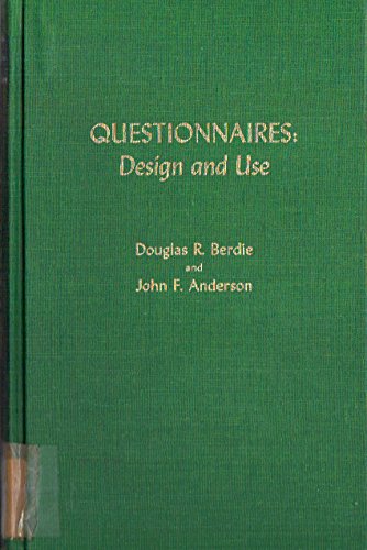Questionnaires: Design and Use Books