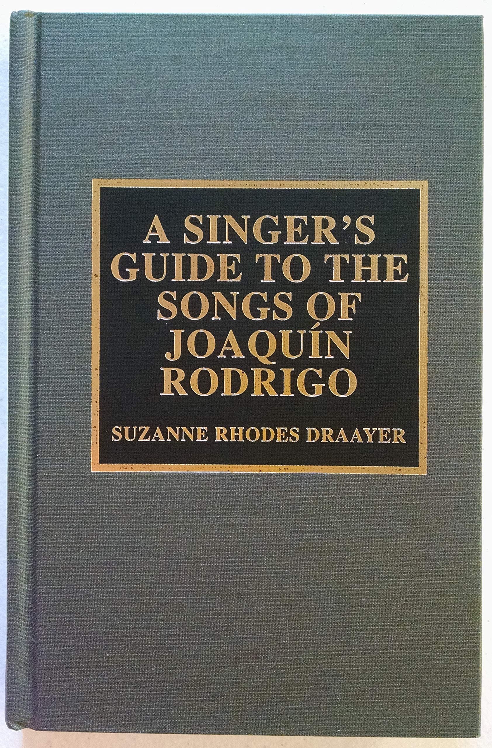 A Singer's Guide to the Songs of Joaquin Rodrigo Pop culture