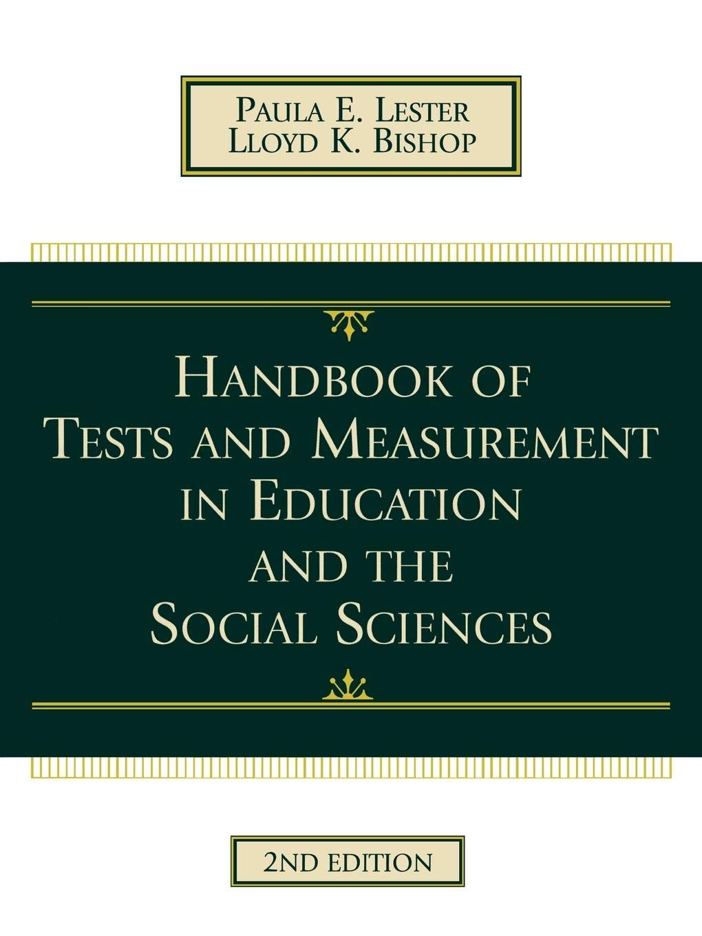 Handbook of Tests and Measurement in Education and the Social Sciences Natural Sciences