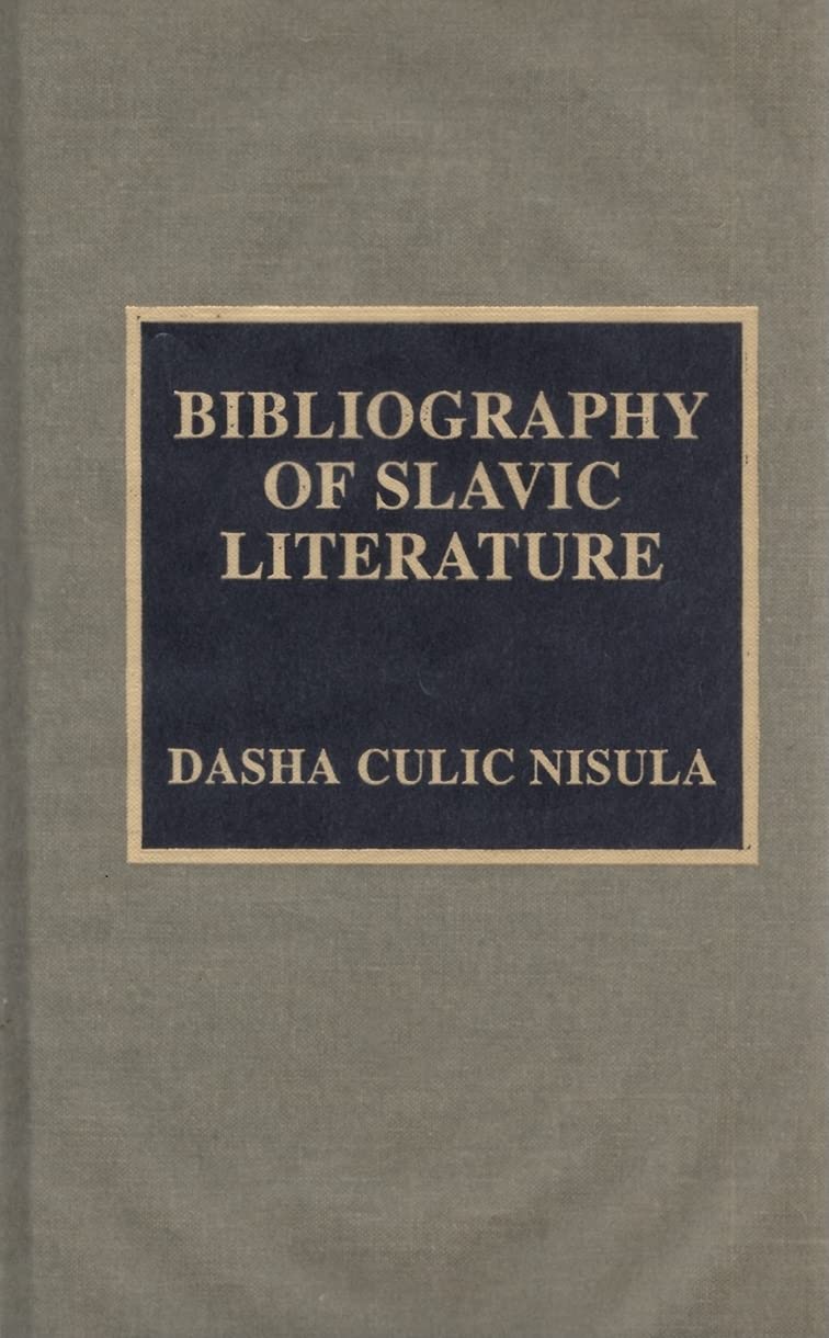 Bibliography of Slavic Literature (SCARECROW AREA BIBLIOGRAPHIES) Contemporary literature