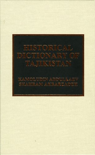 Historical Dictionary of Tajikistan (Asian Oceanian Historical Dictionaries) Natural Sciences